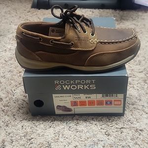 BNWT Women's Rockport steel toe shoe size 8W